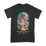 Sweet Dino Pre-Hysterical Ice Cream T-Shirt ? Fun Dinosaur Summer Vibes Unisex Adult – Viva Party