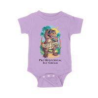 Sweet Dino Pre-Hysterical Ice Cream T-Shirt ? Fun Dinosaur Summer Vibes Unisex Baby Jersey