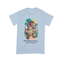 Sweet Dino Pre-Hysterical Ice Cream T-Shirt ? Fun Dinosaur Summer Vibes Unisex Toddler
