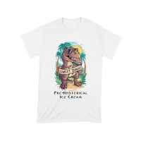 Sweet Dino Pre-Hysterical Ice Cream T-Shirt ? Fun Dinosaur Summer Vibes Unisex Toddler