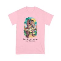 Sweet Dino Pre-Hysterical Ice Cream T-Shirt ? Fun Dinosaur Summer Vibes Unisex Youth