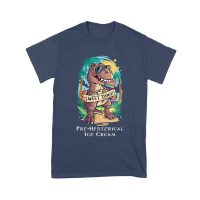 Sweet Dino Pre-Hysterical Ice Cream T-Shirt ? Fun Dinosaur Summer Vibes Unisex Youth
