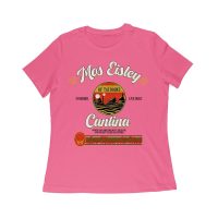 Retro Cantina T-Shirt ? No Droids, Live Music, Outer Space Adventure Graphic Tee Women Relaxed