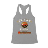 Retro Cantina T-Shirt ? No Droids, Live Music, Outer Space Adventure Graphic Tee Women's Racerback Tank Top