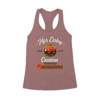 Retro Cantina T-Shirt ? No Droids, Live Music, Outer Space Adventure Graphic Tee Women's Racerback Tank Top