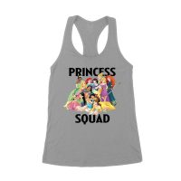 Princess Squad T-Shirt ? Adorable Cartoon Character Group, Perfect for Kids and Teens, Fun Gift Idea, Stylish Matching Tee for Friends and Family Women's Racerback Tank Top