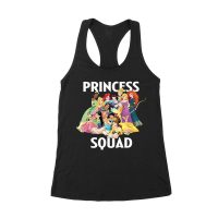 Princess Squad T-Shirt ? Adorable Cartoon Character Group, Perfect for Kids and Teens, Fun Gift Idea, Stylish Matching Tee for Friends and Family Women's Racerback Tank Top – Viva Party