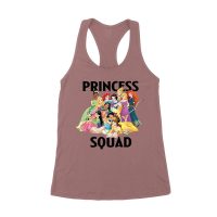 Princess Squad T-Shirt ? Adorable Cartoon Character Group, Perfect for Kids and Teens, Fun Gift Idea, Stylish Matching Tee for Friends and Family Women's Racerback Tank Top