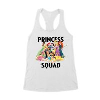 Princess Squad T-Shirt ? Adorable Cartoon Character Group, Perfect for Kids and Teens, Fun Gift Idea, Stylish Matching Tee for Friends and Family Women's Racerback Tank Top