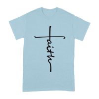 Faith T-Shirt ? Inspirational Graphic Tee, Uplifting Message, Perfect for Daily Wear, Positive Vibes, Motivational Gift Idea for Men and Women Unisex Adult