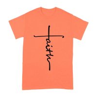 Faith T-Shirt ? Inspirational Graphic Tee, Uplifting Message, Perfect for Daily Wear, Positive Vibes, Motivational Gift Idea for Men and Women Unisex Adult