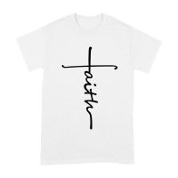 Faith T-Shirt ? Inspirational Graphic Tee, Uplifting Message, Perfect for Daily Wear, Positive Vibes, Motivational Gift Idea for Men and Women Unisex Adult
