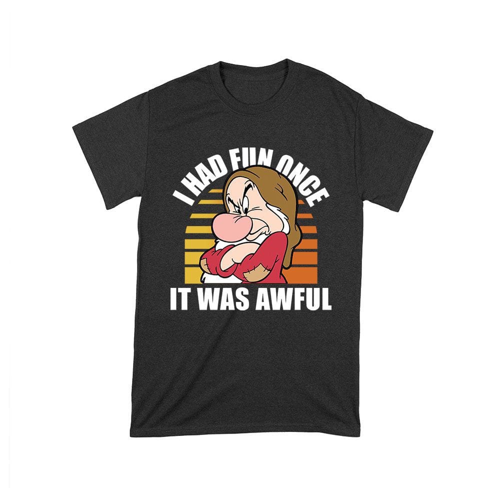 Cart-22_T-Black.jpg I Had Fun Once - It Was Awful T-Shirt - Funny, Sarcastic Humor Tee For Grumpy And Introverted Personalities Unisex Toddler – Viva Party