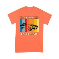 I'm Not Old, I'm Classic" Retro Vintage Car Graphic T-Shirt