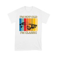 I'm Not Old, I'm Classic" Retro Vintage Car Graphic T-Shirt