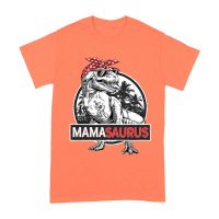Mama Saurus" Cool Dinosaur T-Shirt