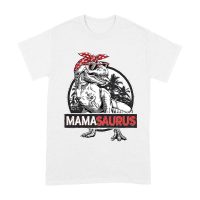 Mama Saurus" Cool Dinosaur T-Shirt