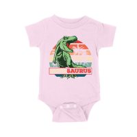 "Papa Saurus" Dinosaur T-Shirt for Dads ? Funny Father?s Day Gift, Perfect Shirt for Dino Lovers and Unisex Baby Jersey