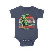 "Papa Saurus" Dinosaur T-Shirt for Dads ? Funny Father?s Day Gift, Perfect Shirt for Dino Lovers and Unisex Baby Jersey