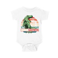 "Papa Saurus" Dinosaur T-Shirt for Dads ? Funny Father?s Day Gift, Perfect Shirt for Dino Lovers and Unisex Baby Jersey