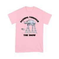 Star AT-AT Dashing Through the Snow Graphic T-Shirt ? Fun Festive Holiday Apparel Unisex Youth