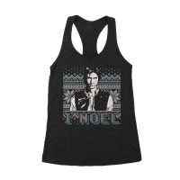 Star I Noel Han Solo Holiday Humor Christmas T-Shirt Women's Racerback Tank Top – Viva Party
