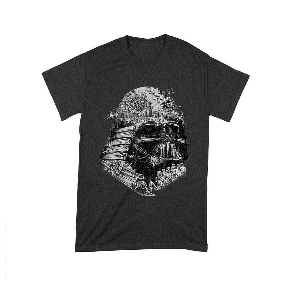 Cart-32_T-Black.jpg Star Wars Darth Vader Build The Empire Graphic T-Shirt - Bold Sci-Fi Design For Fans Of Galactic Style Unisex Toddler – Viva Party