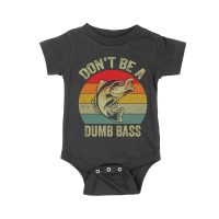 Don't Be a Dumb Bass T-Shirt - Funny Fishing Pun Tee for Humor and Outdoor Enthusiasts Unisex Baby Jersey – Viva Party