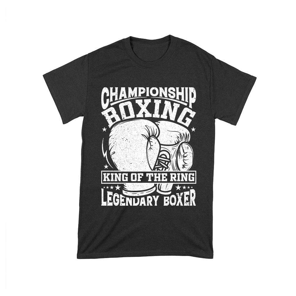 Cart-75_T-Black.jpg Championship Boxing ? King Of The Ring Legendary Boxer T-Shirt Unisex Toddler – Viva Party