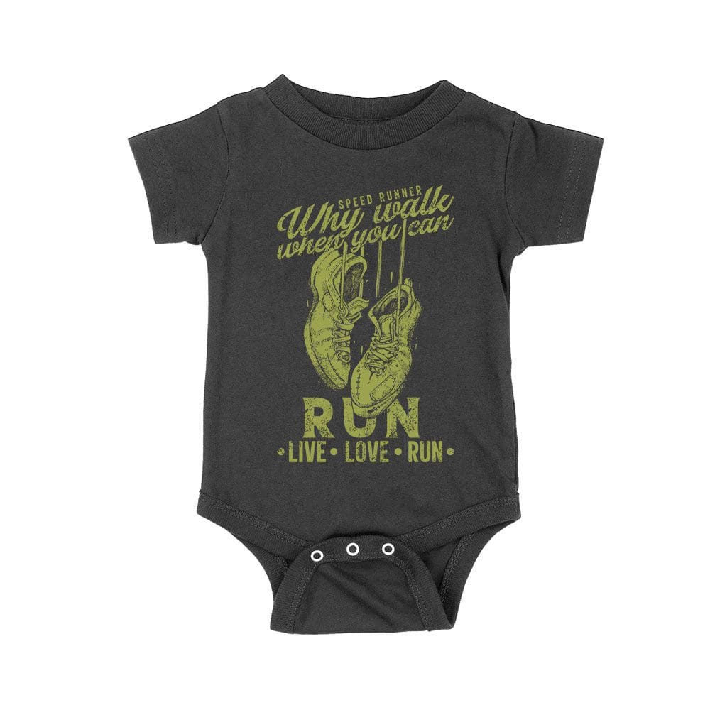 Cart-83_Rs-Black.jpg Speed Runner - Why Walk When You Can Run - Live Love Run Boots T-Shirt Unisex Baby Jersey – Viva Party