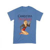 Retro Pin-Up Style Christina Aguilera T-Shirt with Red Microphone Pose Unisex Toddler