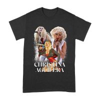 Stage Performance Christina Aguilera T-Shirt with Bold Singing Moments Unisex Adult – Viva Party