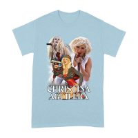 Stage Performance Christina Aguilera T-Shirt with Bold Singing Moments Unisex Adult