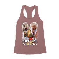 Stage Performance Christina Aguilera T-Shirt with Bold Singing Moments Women's Racerback Tank Top