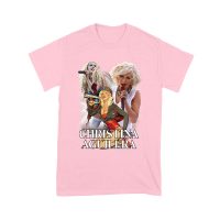 Stage Performance Christina Aguilera T-Shirt with Bold Singing Moments Unisex Youth