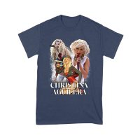 Stage Performance Christina Aguilera T-Shirt with Bold Singing Moments Unisex Youth