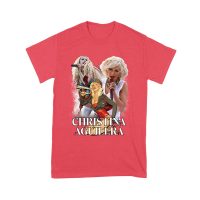 Stage Performance Christina Aguilera T-Shirt with Bold Singing Moments Unisex Youth