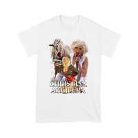 Stage Performance Christina Aguilera T-Shirt with Bold Singing Moments Unisex Youth