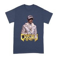 Cris-MJ in White Jacket with Bold Gold Logo Unisex Adult