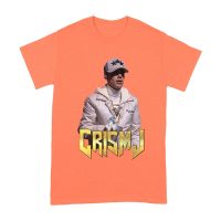 Cris-MJ in White Jacket with Bold Gold Logo Unisex Adult