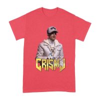 Cris-MJ in White Jacket with Bold Gold Logo Unisex Adult