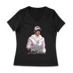 Cris-MJ Apocalipsis Tour Poster with Epic Vibes Women Jersey V-Neck – Viva Party