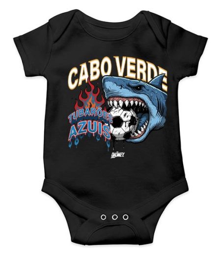 Cape Verde Blue Sharks Shield Crest T-Shirt