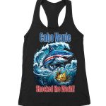 Cape Verde Blue Sharks Crown Wave T-Shirt