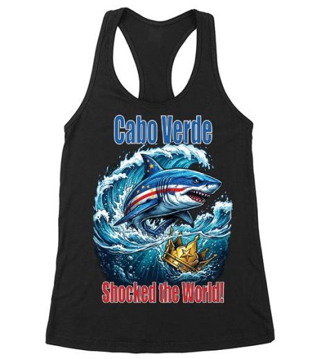 Cape Verde Blue Sharks Crown Wave T-Shirt