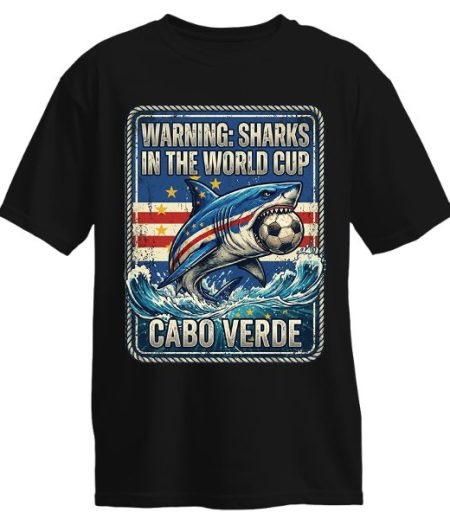Warning Sharks in the World Cup Cape Verde T-Shirt