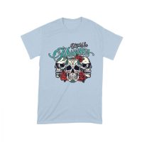 Dia de Los Muertos T-Shirt ? Three Sugar Skulls with Red Roses Day of the Dead Design Unisex Toddler