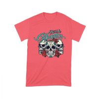 Dia de Los Muertos T-Shirt ? Three Sugar Skulls with Red Roses Day of the Dead Design Unisex Toddler