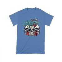 Dia de Los Muertos T-Shirt ? Three Sugar Skulls with Red Roses Day of the Dead Design Unisex Toddler