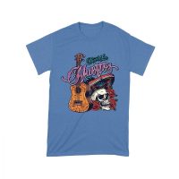 Dia de Los Muertos T-Shirt ? Sugar Skull with Mexican Hat, Red Roses, and Guitar Day of the Dead Design Unisex Toddler
